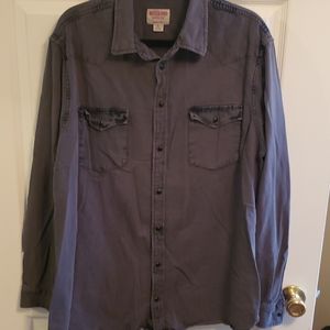 2/$20🌞MOSSIMO Grey Button Down